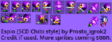 Espio (Classic, SCD Chibi-Style)