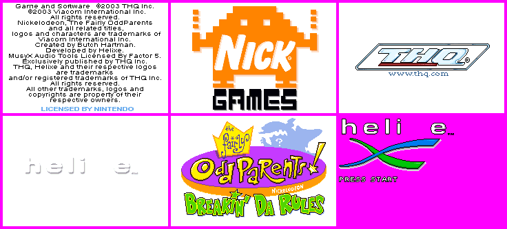 Fairly OddParents: Breakin' Da Rules - Introduction, Company Logos & Title Screen