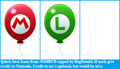 New Super Mario Bros. U Deluxe - Quick Save Icons