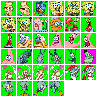 SpongeBob's Truth or Square - Character Mugshots