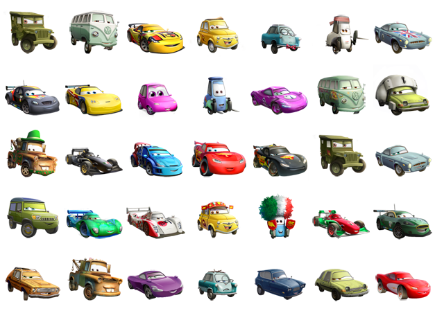 Cars 2 - Playable Character Icons