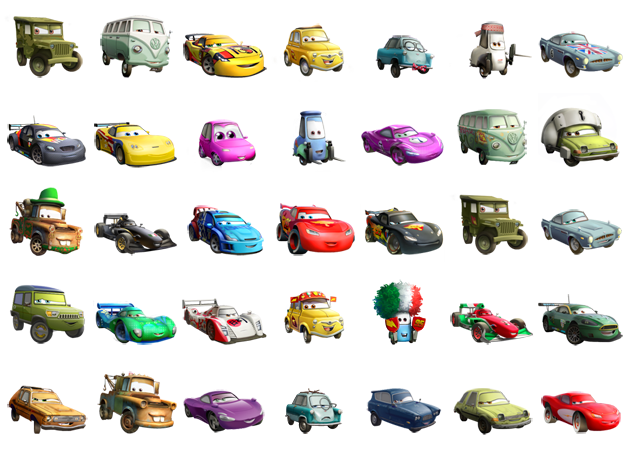 The Spriters Resource Full Sheet View Cars 2 Playable Character Icons the-spriters-resource-full-sheet-view-cars-2-playable-character-icons