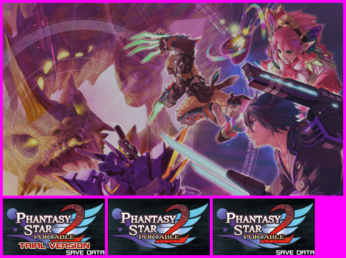 Phantasy Star Portable 2 - Banner & Icons