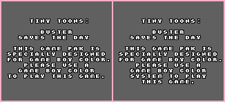 Game Boy Error Message