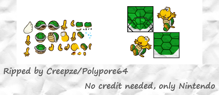 Paper Koopa Troopa