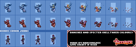 Banshee and Specter (Helltaker Colors)