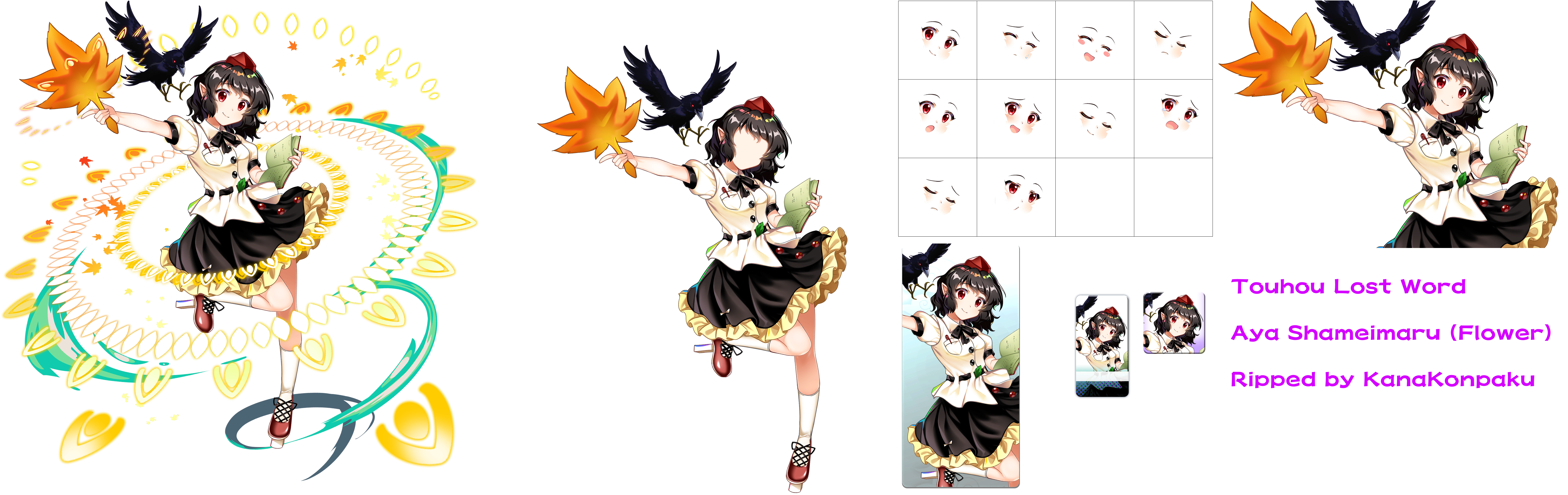 Touhou LostWord - Aya Shameimaru (Flower)