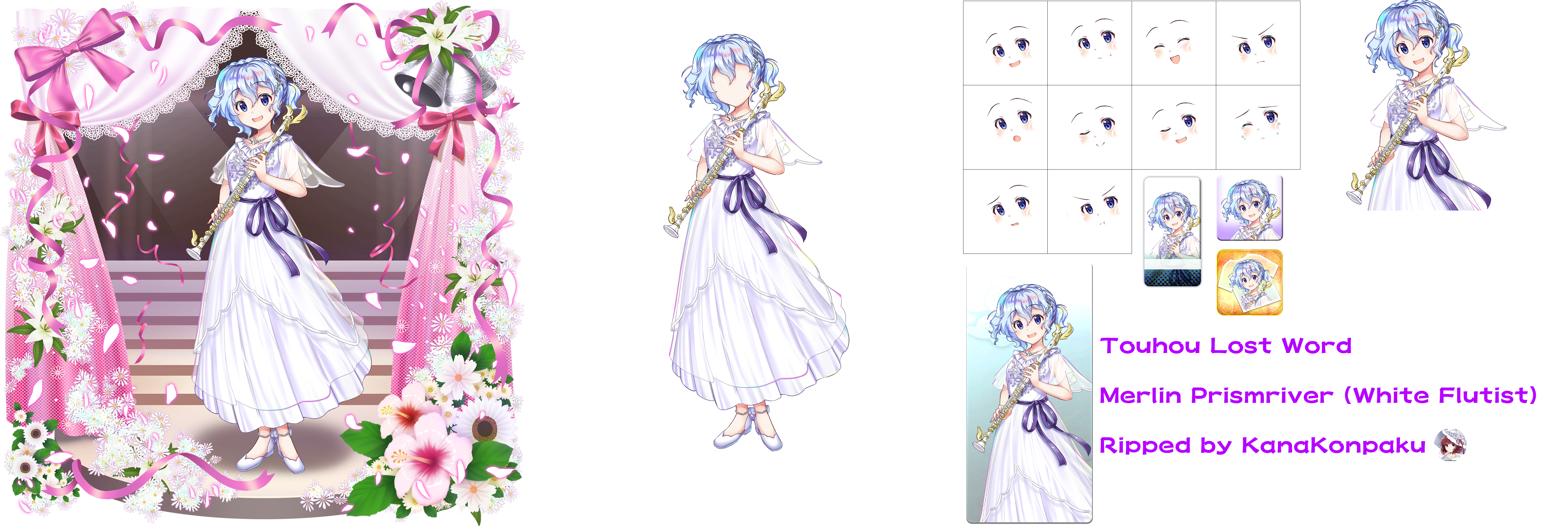 Touhou LostWord - Merlin Prismriver (White Flutist)