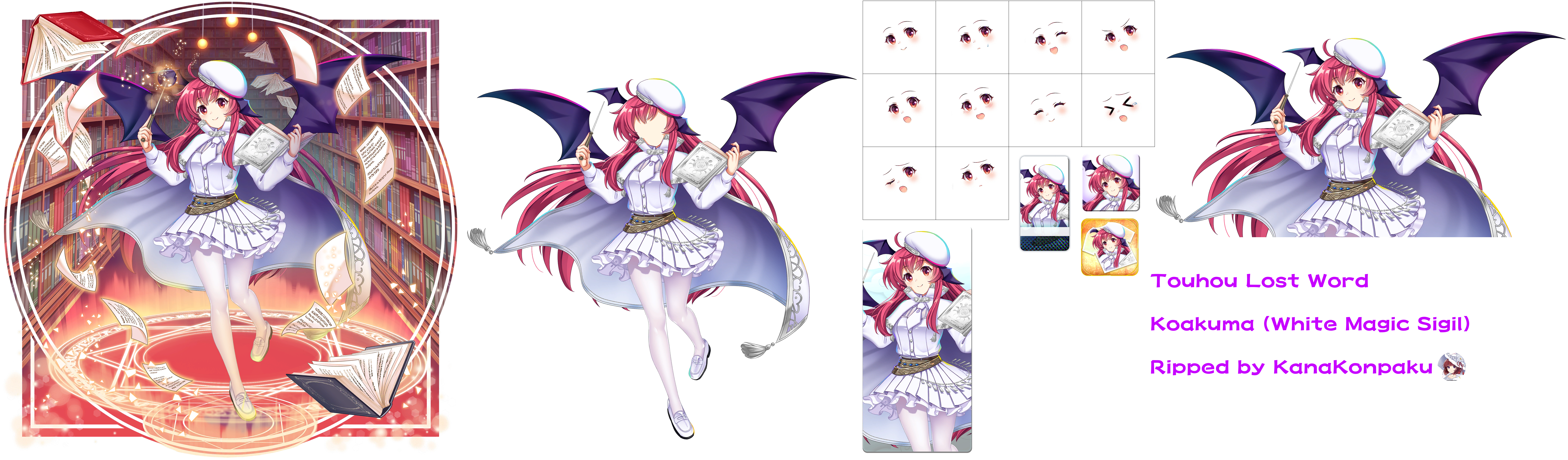 Touhou LostWord - Koakuma (White Magic Sigil)