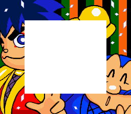 Ganbare Goemon: Mononoke Douchuu - Tobidase Nabe Bugyou (JPN) - Super Game Boy Border
