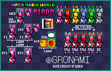 Mario Customs - Birdo (Super Mario World-Style)