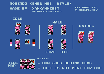 Robirdo (Super Mario Bros 2 NES-Style)