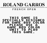 Game Boy Error Message