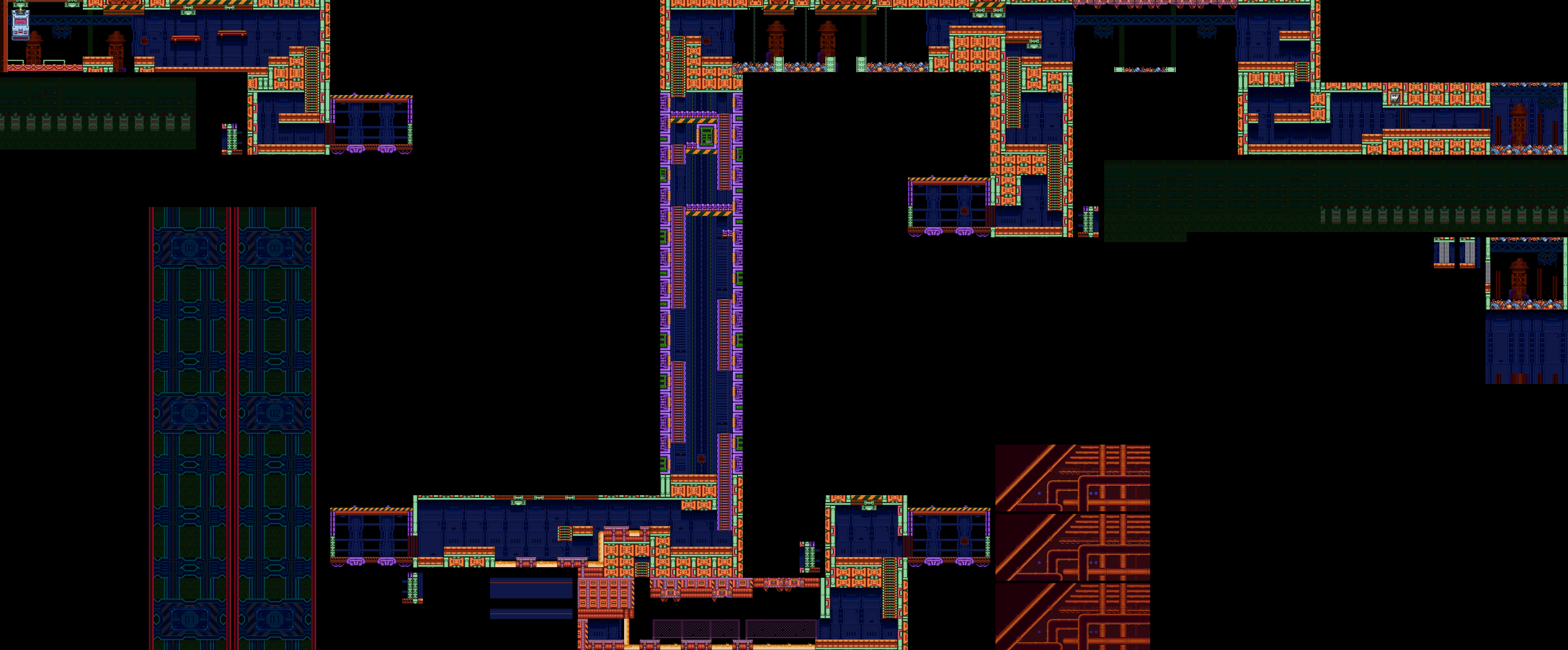 Mega Man 7 - Junk Man's Stage