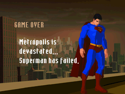 Superman Returns - Game Over