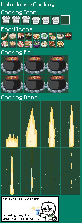HoloCure - Save the Fans! - Cooking