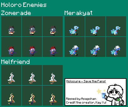 Holoro Enemies (ID Gen2)