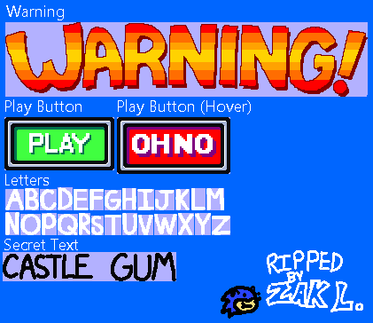 Warning Screen