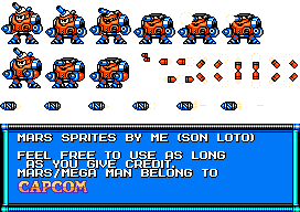 Mega Man Customs - Mars (NES-Style)