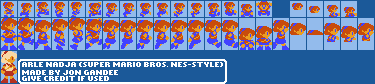 Arle Nadja (Super Mario Bros. NES-Style)