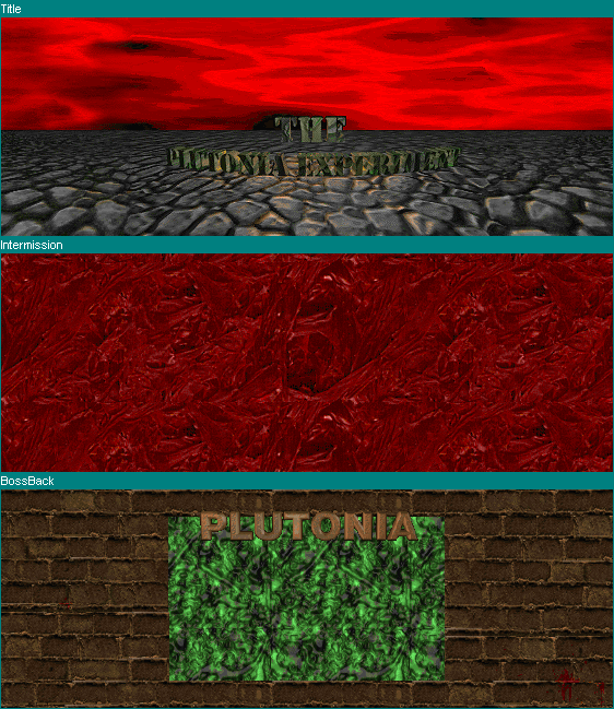 The Plutonia Experiment - Widescreen Menus