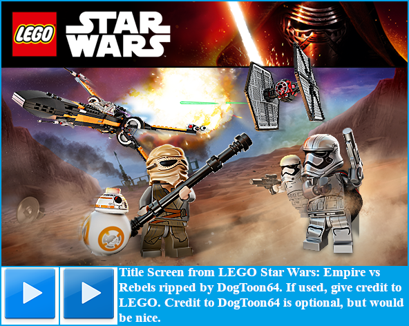 LEGO Star Wars: Empire vs Rebels (2017) - Title Screen
