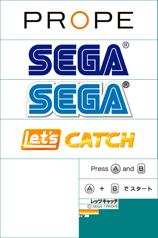 Let's Catch - Title Screen