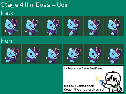 HoloCure - Save the Fans! - Stage 4 Mini Boss (Udin)