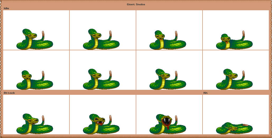 Might and Magic: World of Xeen (DOS) - Giant Snake