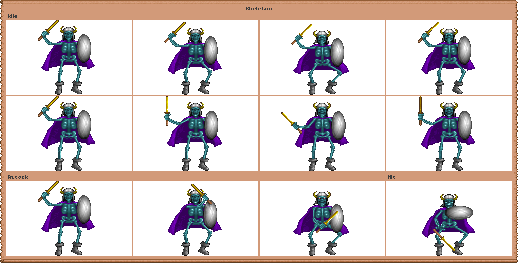Might and Magic: World of Xeen - Skeleton