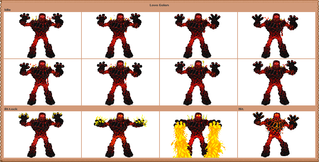 Might and Magic: World of Xeen - Lava Golem