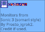 Monitors (Sonic 3, Somari-Style)