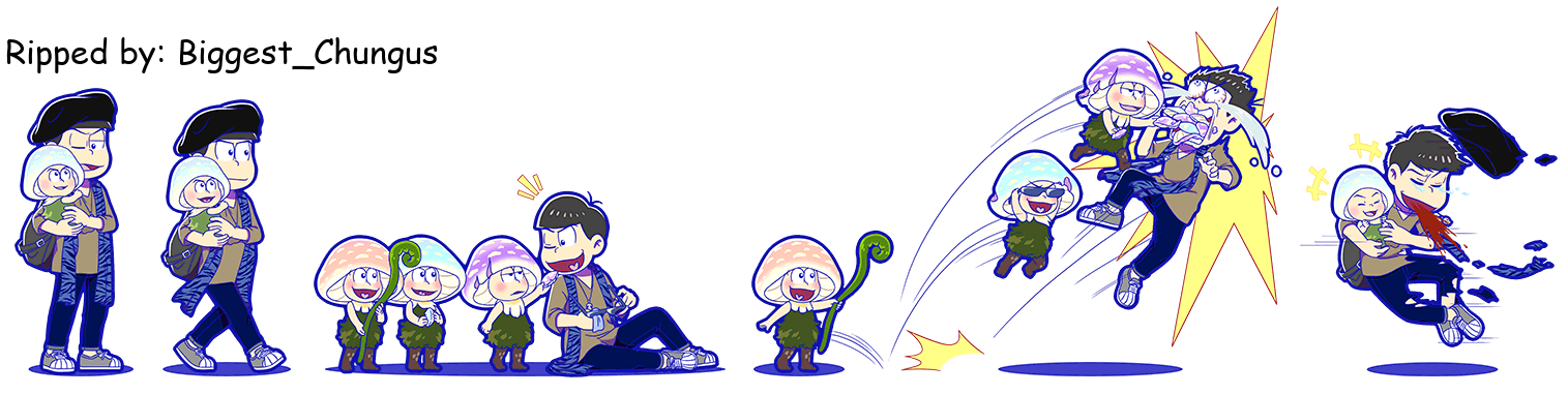 Osomatsu-san Hesokuri Wars: Battle of the NEETs - Karamatsu (Stage Papa)