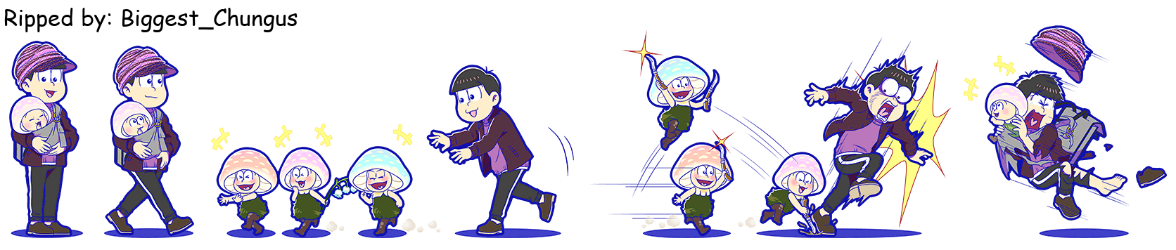 Osomatsu-san Hesokuri Wars: Battle of the NEETs - Todomatsu (Stage Papa)