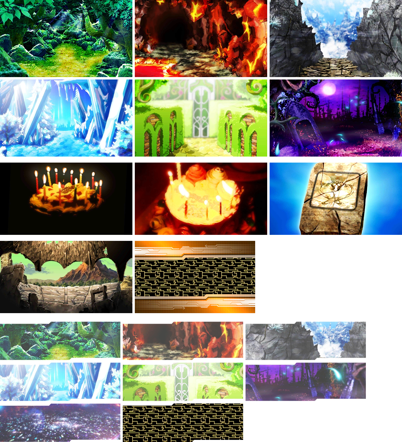 Yu-Gi-Oh! ZeXal World Duel Carnival - Backgrounds