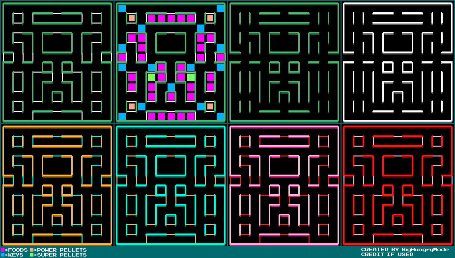 Super Pac-Plus Mazes (Mobile, Regular Mode)