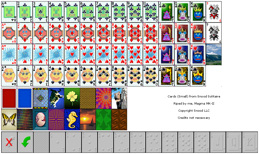Snood Solitaire - Cards (Small)