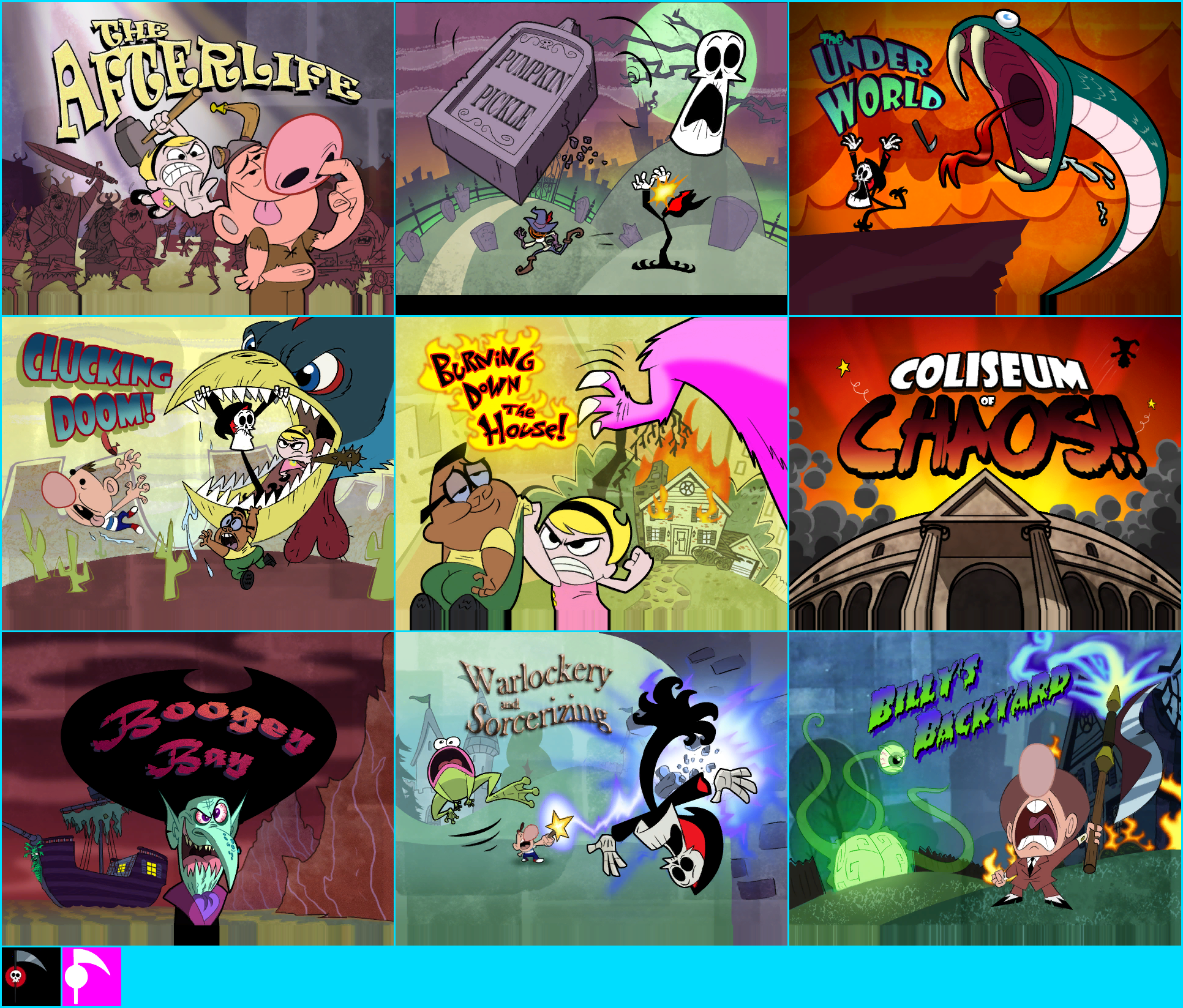 The Grim Adventures of Billy & Mandy - Loading Screens