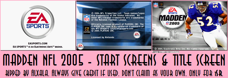 Start Screens & Title Screen