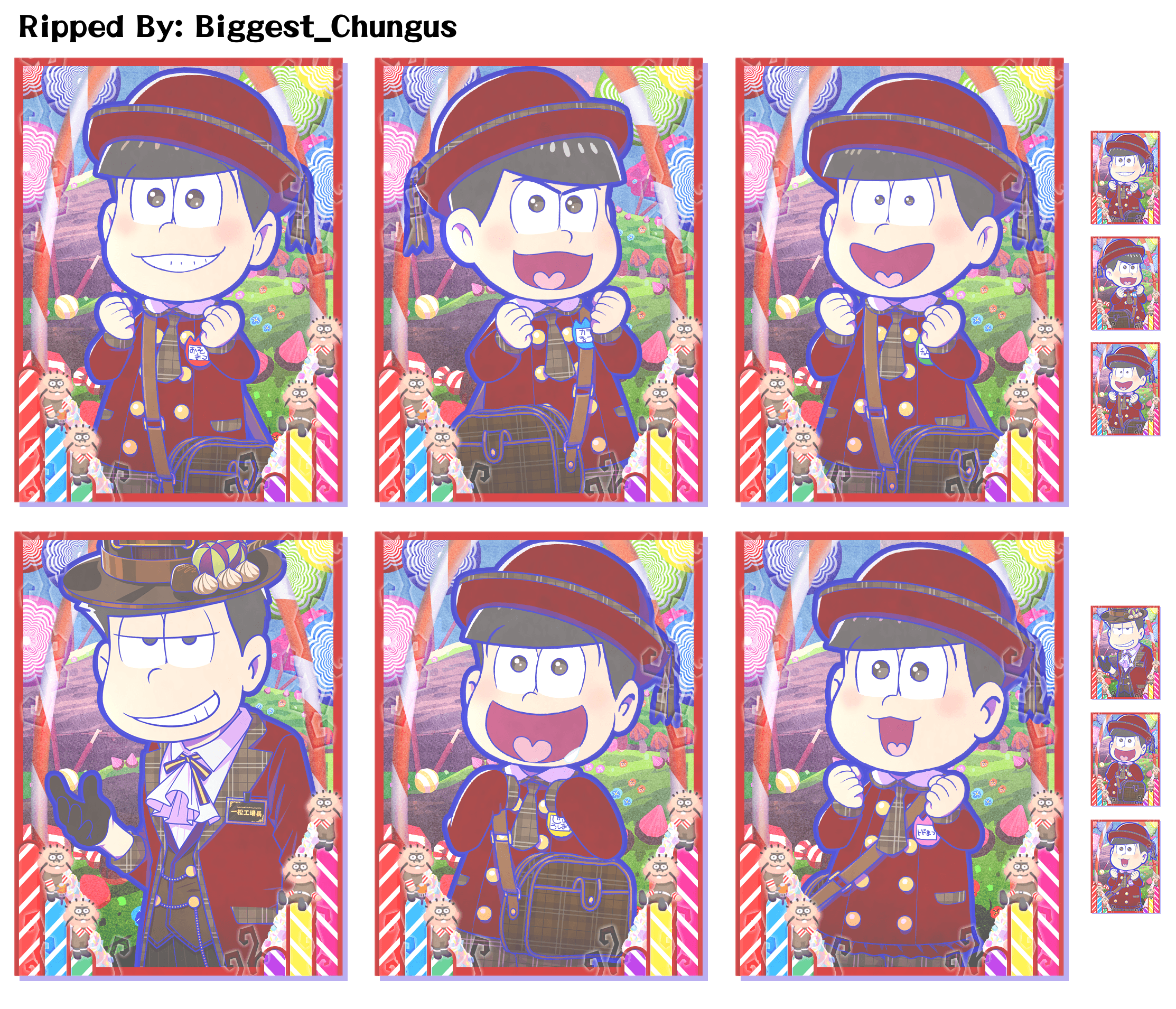 Osomatsu-san's Casual Neet Sugoroku Journey - Posters (Chocolate Factory)