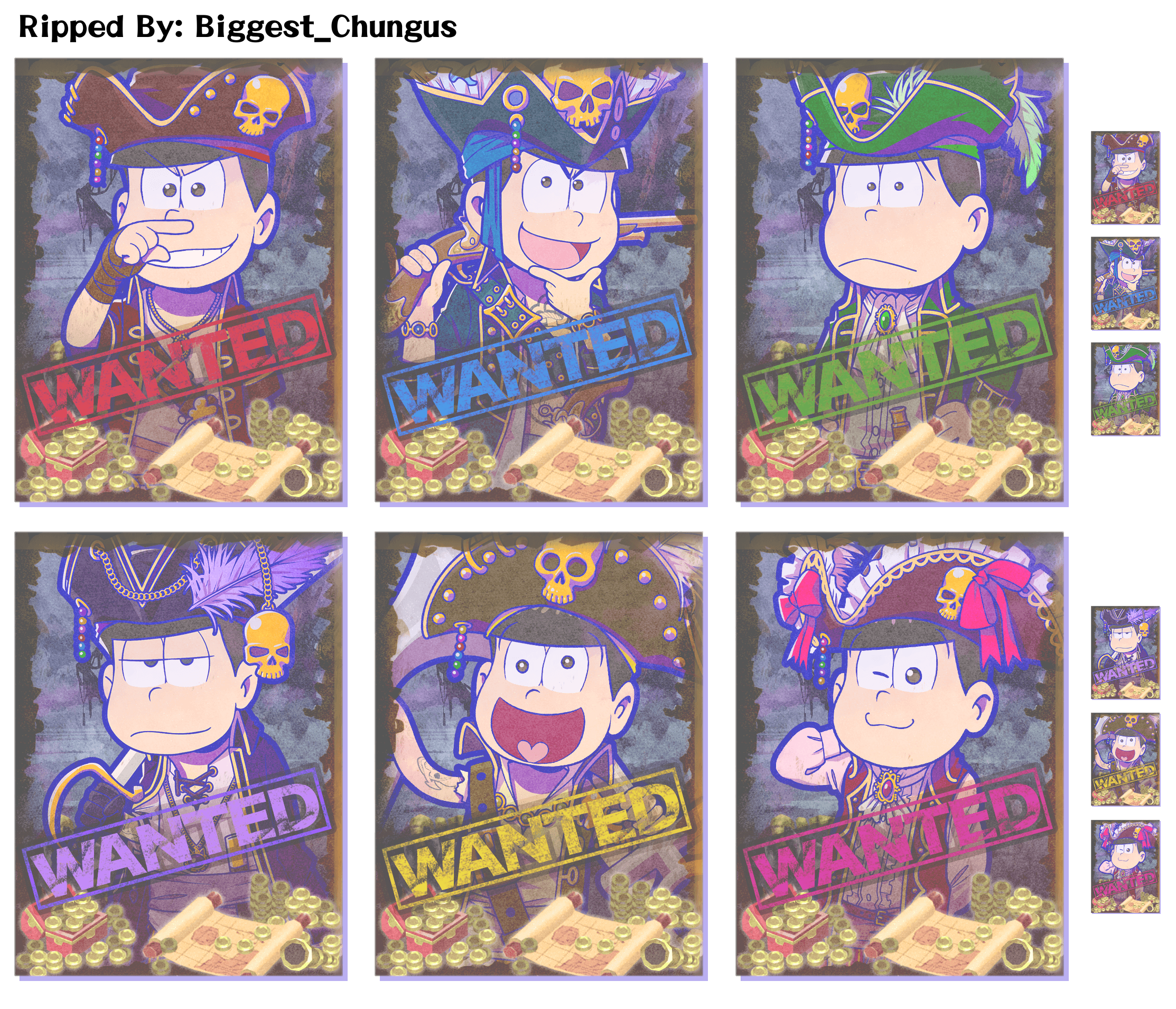 Osomatsu-san's Casual Neet Sugoroku Journey - Posters (Pirate)