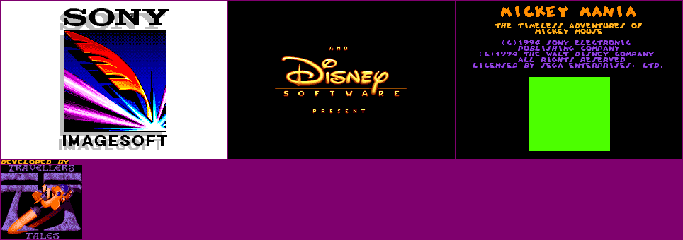 Mickey Mania: The Timeless Adventures of Mickey Mouse - Company Logos