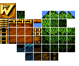 Mega Man Customs - Wood Man Tileset (GBC-Style)