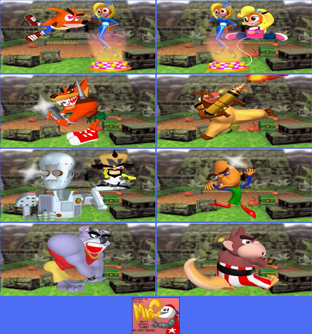 Crash Bash - Ending Images (JPN)