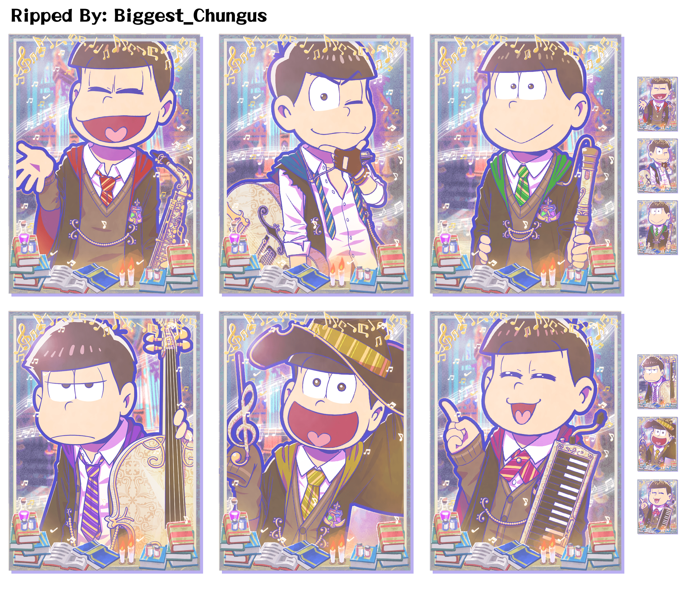 Osomatsu-san's Casual Neet Sugoroku Journey - Posters (Magical Music School)