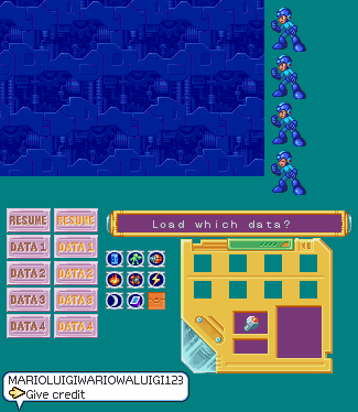 Mega Man & Bass - Save & Load Zone