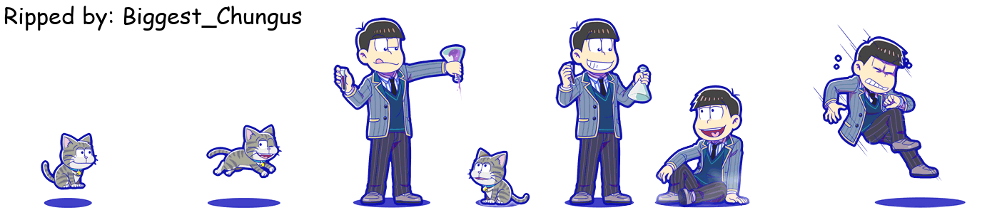 Osomatsu-san Hesokuri Wars: Battle of the NEETs - Ichimatsu (Magic School: Cats)