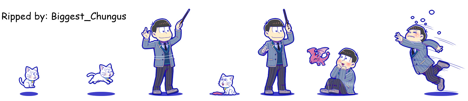 Osomatsu-san Hesokuri Wars: Battle of the NEETs - Todomatsu (Magic School: Cats)