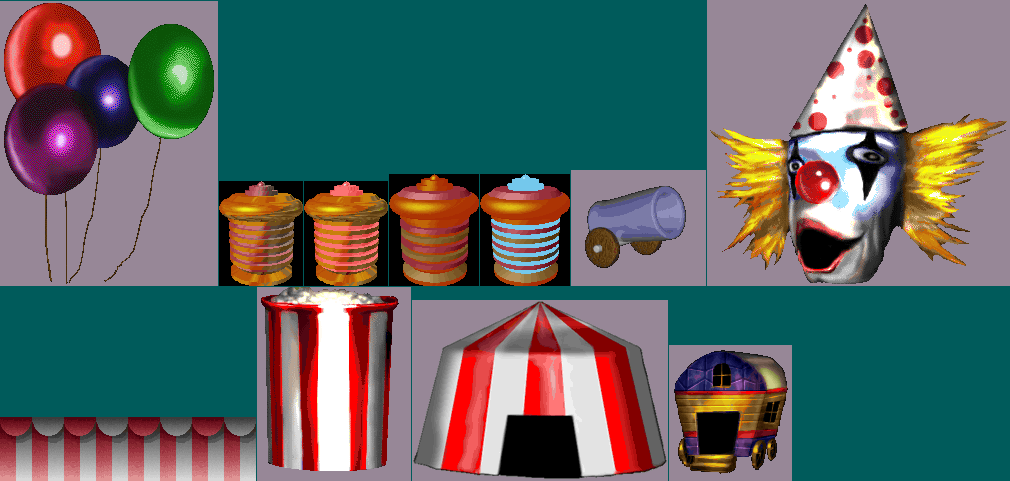 3D Pinball Express - Circus Assets