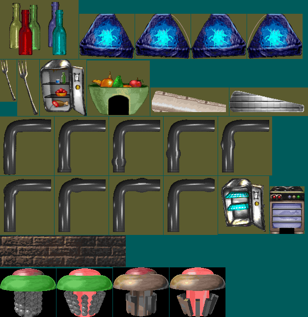 3D Pinball Express - Happy Kitchen Assets